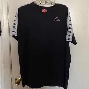 New Kappa Banda Tee Black XXL NWT